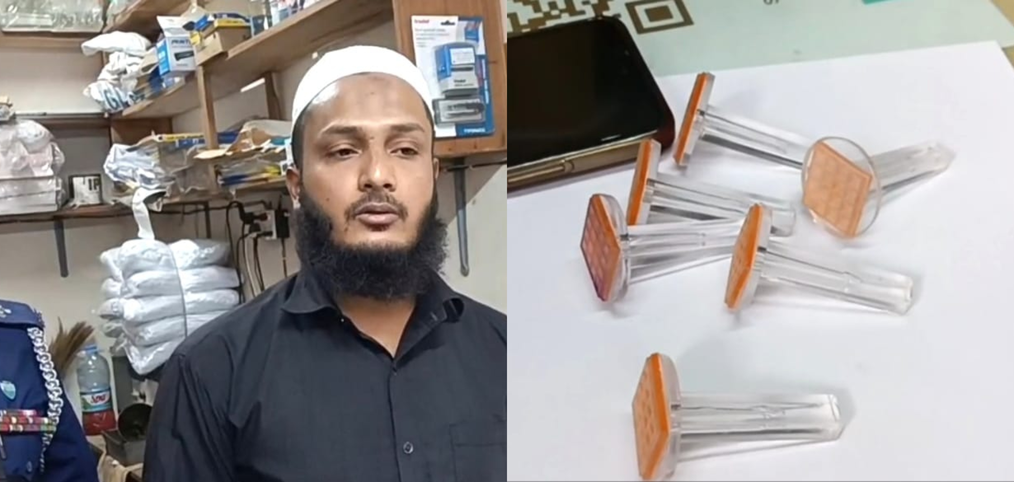 জাল ভোটের উদ্দেশে তৈরি ৬ টি নকল সীলসহ ব্যবসায়ী গ্রেপ্তার